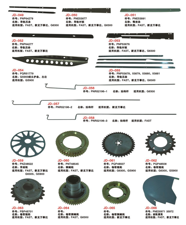 Rapier Loom Commonly Used Spare Parts23