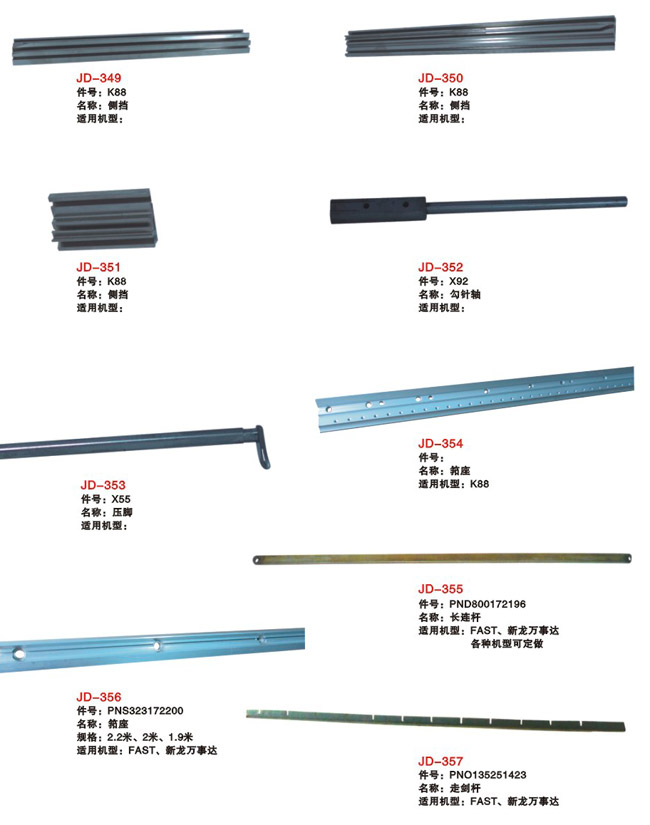 Rapier Loom Commonly Used Spare Parts