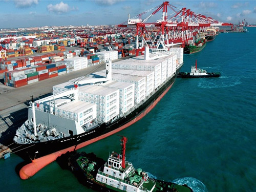 Qingdao port