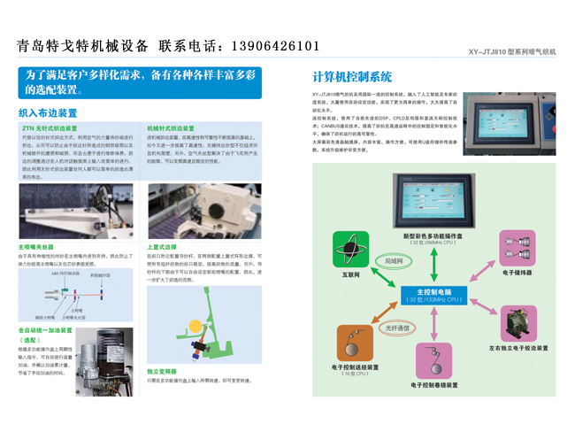 Air jet loom and parts