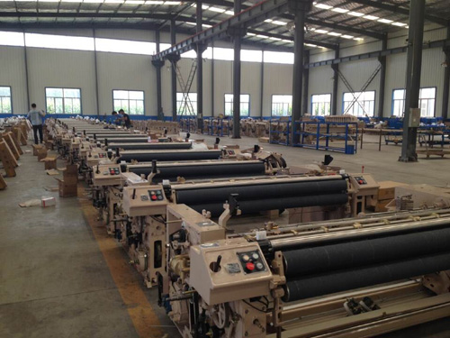 Water jet loom manufacturing site