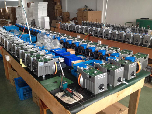 Water jet loom weft accumulator manufacturing site