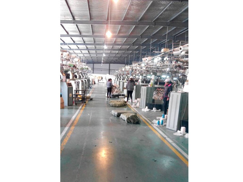 Weft accumulator used field on circular knitting machine