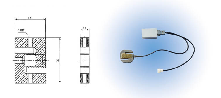 Series 546 QDT warp yarn tension sensor,(Form a complete set of original CTM loom )