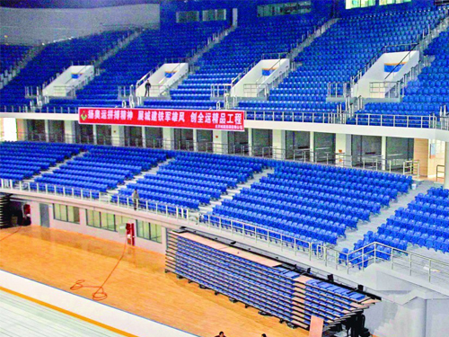 Qingdao Double Star Diamond inside the stadium