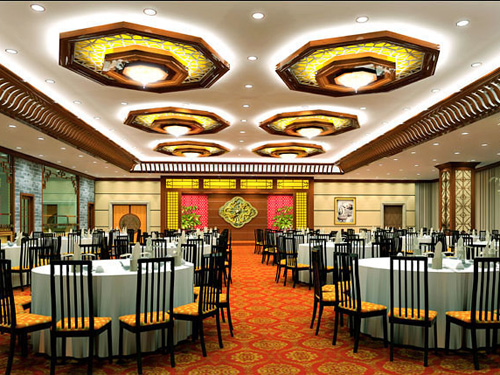Restaurant decoration effect diagram