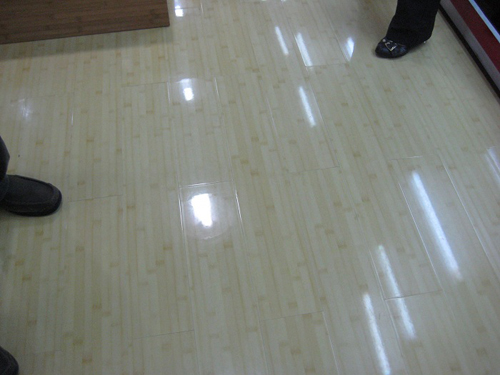 Tile floor