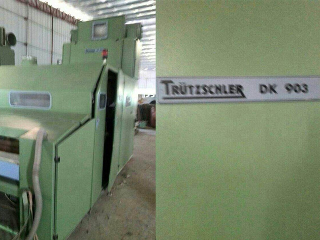 Second-hand textile machinery orders